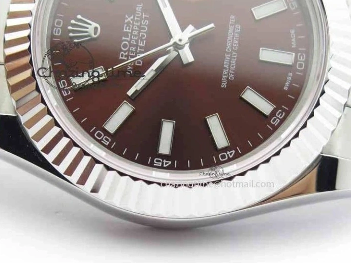 MiroTime 1221 DateJust II 41mm SS BP Maker Best Edition Brown Dial On SS Bracelet SA Modern 3734